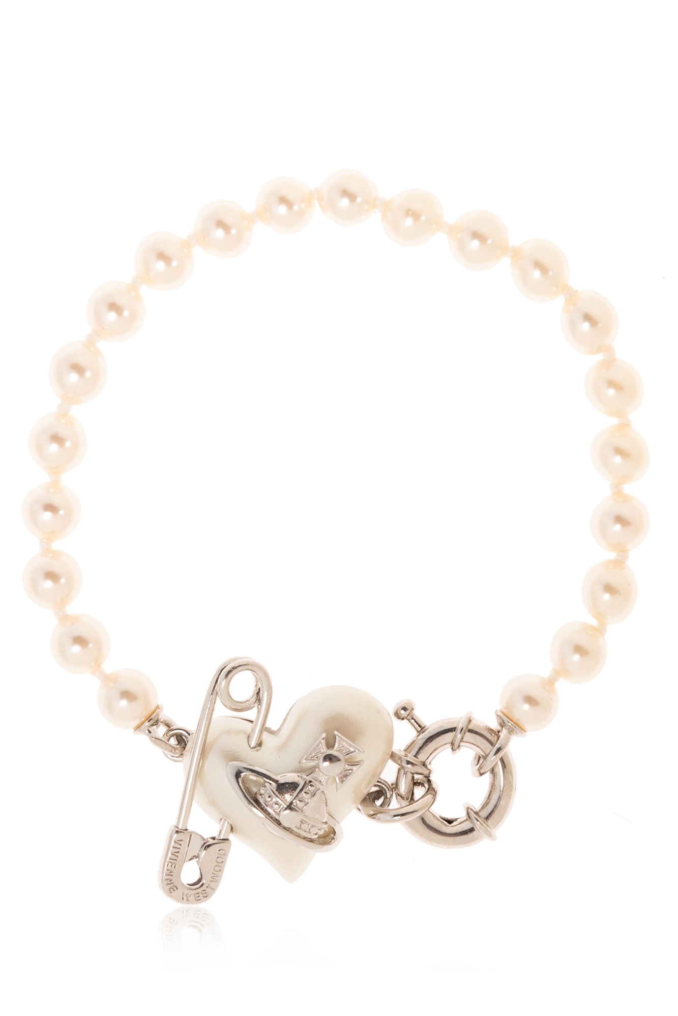 Vivienne Westwood Bracelet good Pearl Silver